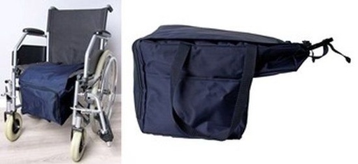 Opbergtas voor onder de rolstoel
