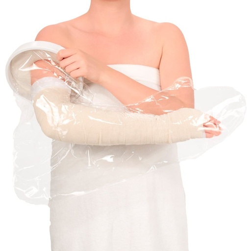 Bescherming gips/ verband tijdens het douchen 