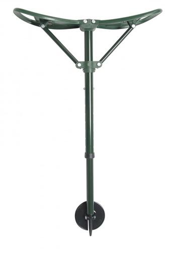 Lichtgewicht aluminium wandelstok met zitje - brede basis