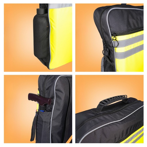 Reflecterende scootertas met hoge zichtbaarheid