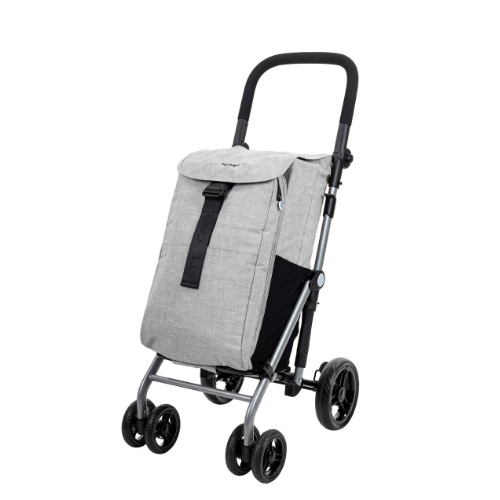 Lett435 Classic Duo – stijlvolle boodschappentrolley met 4 wielen