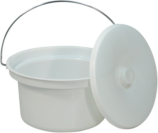 5 L Commode-emmer en deksel