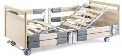 Practico 25-80 Plus - half side rails, wooden slatted base