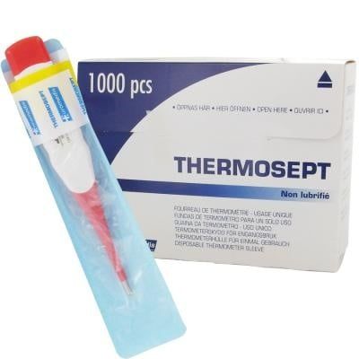 Hygiënische thermometerhoes - Doos van 1000