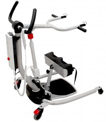 Ergolet Stellar 170 actieve tillift met elektrische beenspreiding New versie, zilvergrijs.