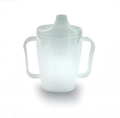 Cup with spout lid and 2 handles, 250 cc