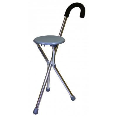 Aluminium driepikkel met zitje