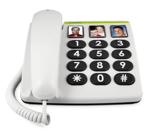 PhoneEasy 331ph seniorentelefoon met 3 fotoknoppen