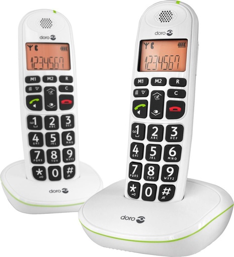 PhoneEasy 100w draadloze duo telefoonset 