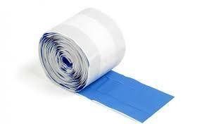Rol van detecteerbare pleisters, blauw, PE, 6 cm x 5 m - 1 rol