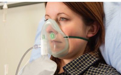 Ecolite hoge concentratie zuurstofmasker